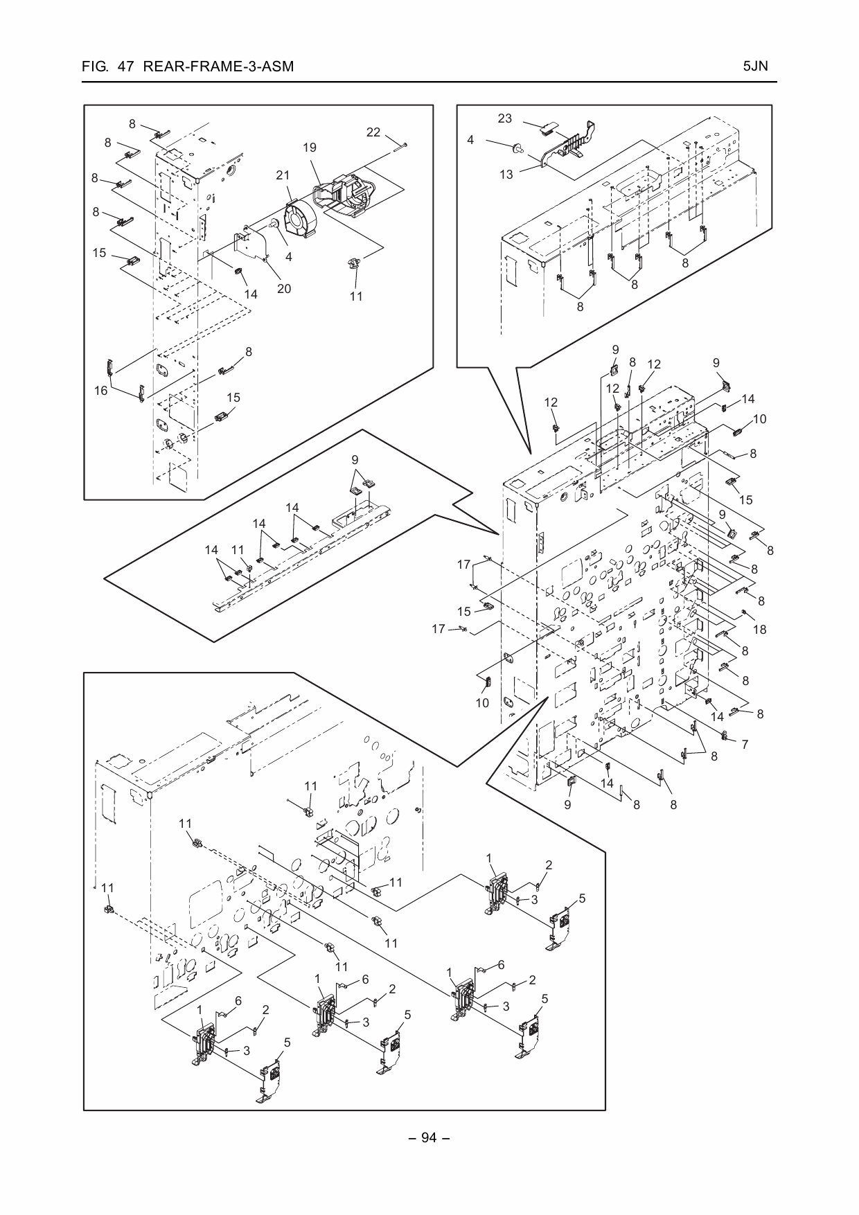 KYOCERA ColorMFP TASKalfa-550c 650c 750c Parts Manual-4